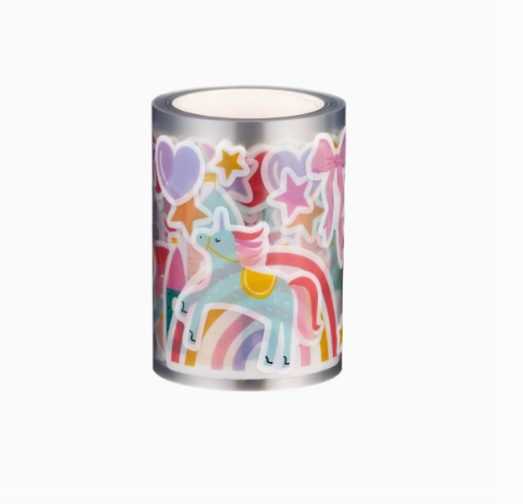 MAGIC PLAYBOOK Unicorn Washi Stickers