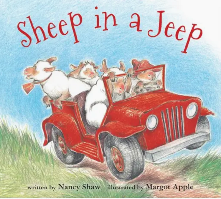 HARPER COLLINS Sheep In A Jeep Board Book