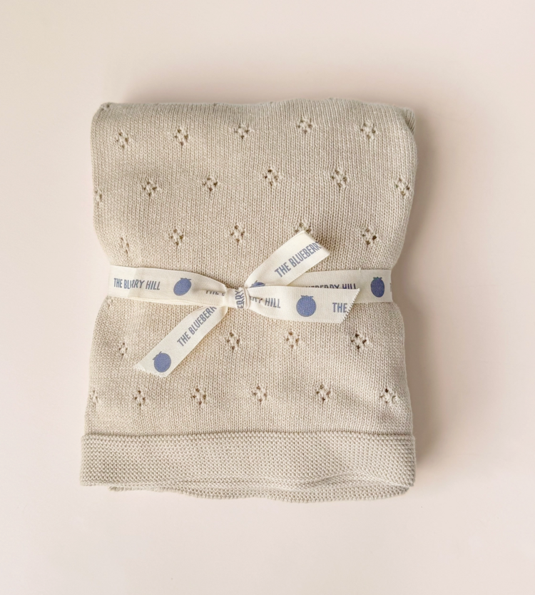 THE BLUEBERRY HILL Heirloom Organic Blanket - Birch