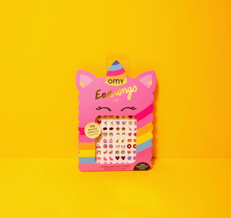 OMY Unicorn Sticker Earrings