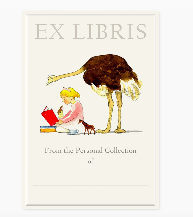 FELIX DOOLITTLE Safari Tale Bookplate