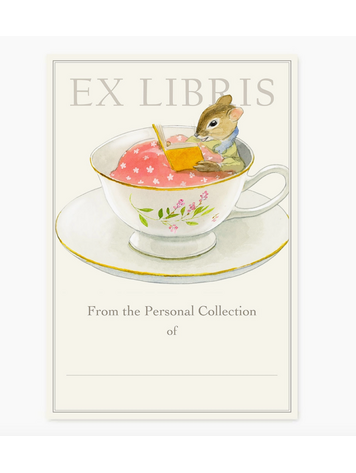 FELIX DOOLITTLE Cozy Reading Bookplate