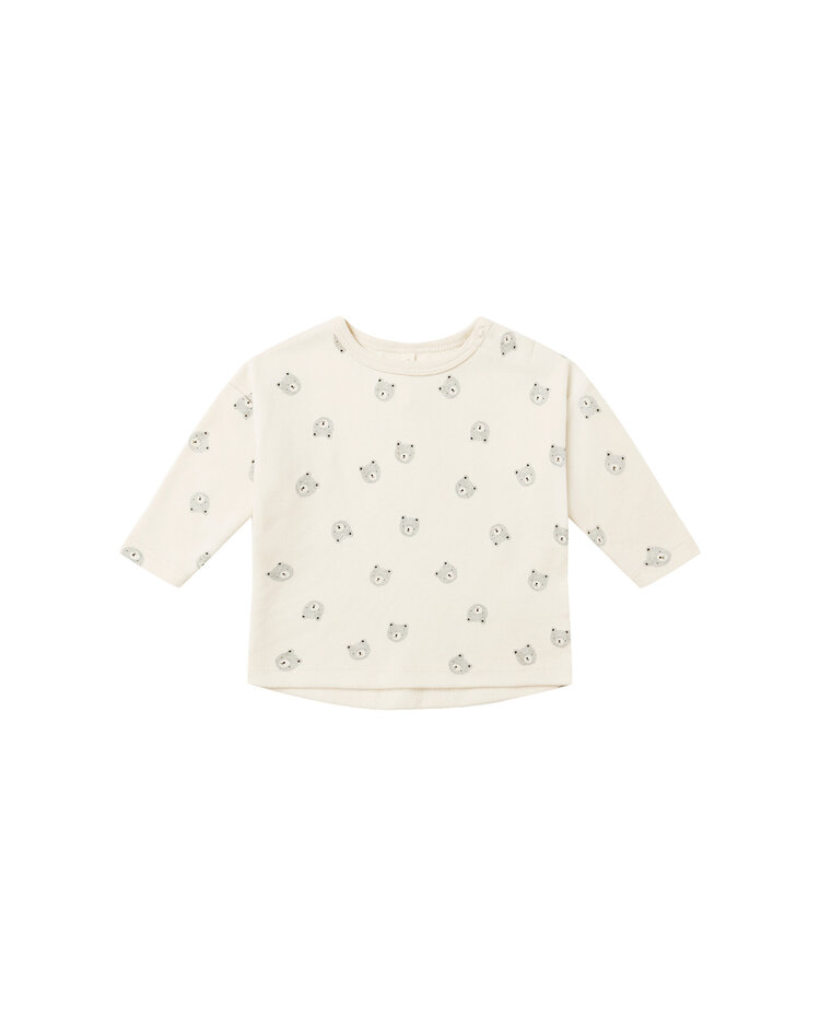 QUINCY MAE Bears Long Sleeve Tee