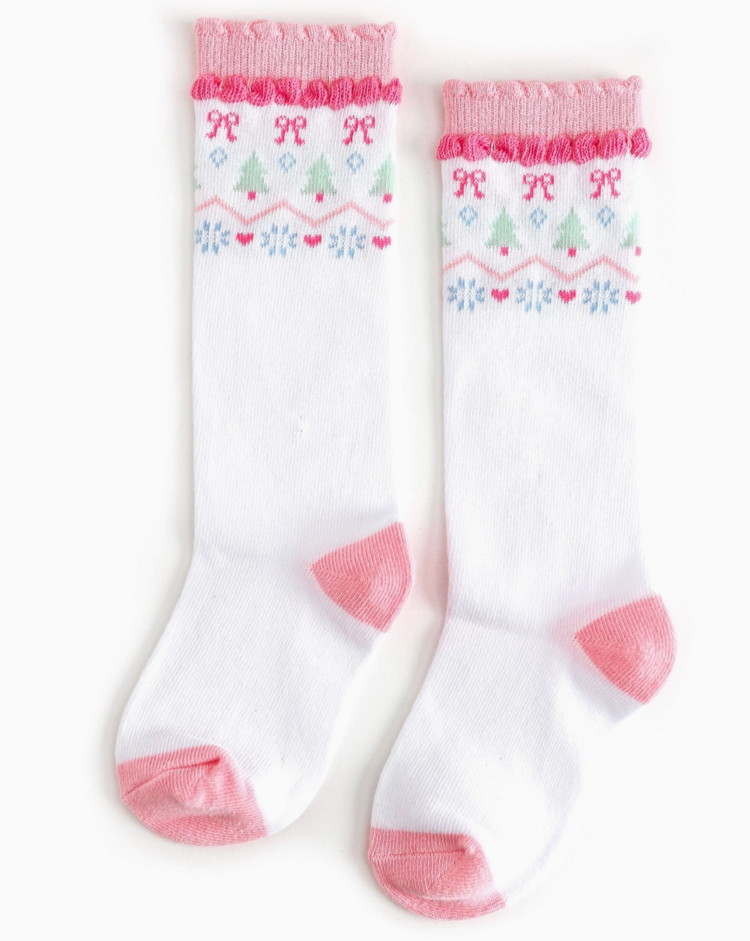 LITTLE STOCKING CO Fair Isle Knee High