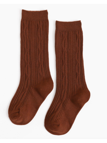 LITTLE STOCKING CO Cable Knit Knee High
