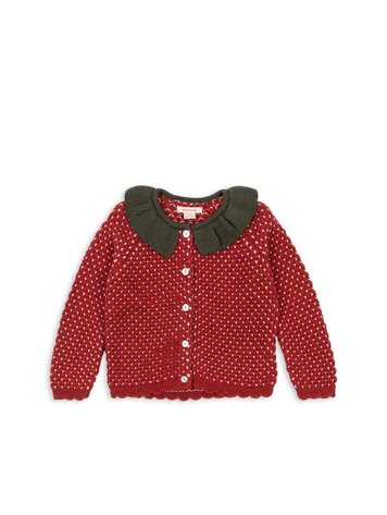 KONGES SLOJD Strawberry Cardigan