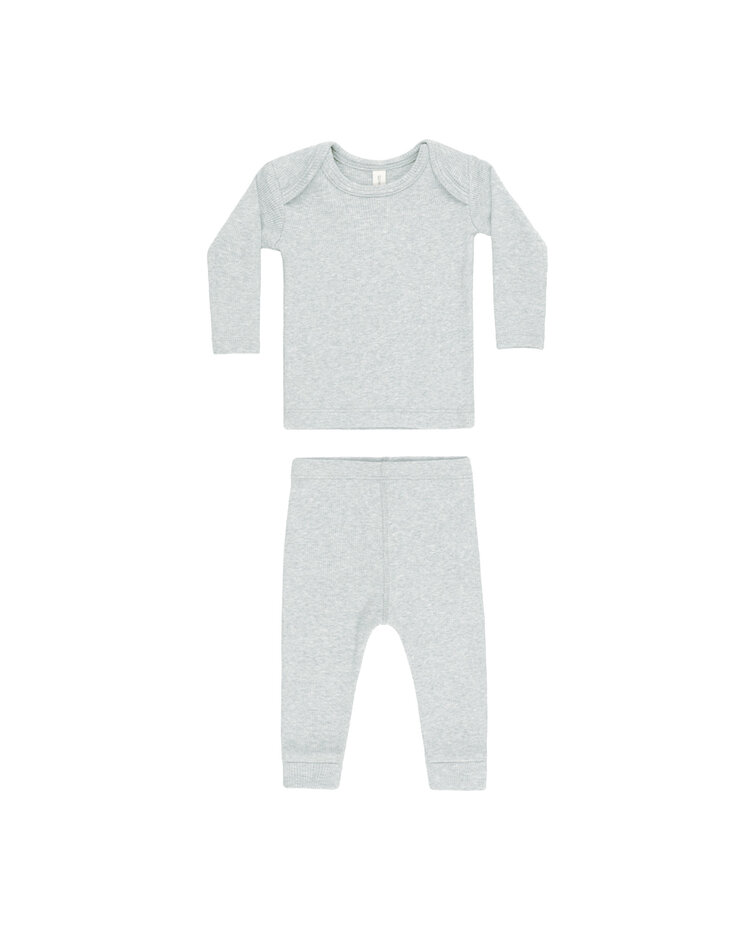 QUINCY MAE Ribbed Tee and Legging Set