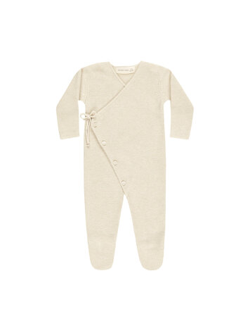 QUINCY MAE Heathered Wrap Knit Footie