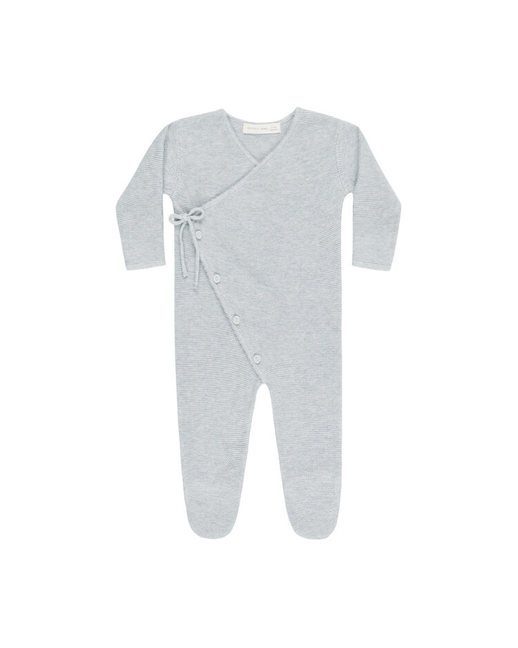 QUINCY MAE Heathered Wrap Knit Footie