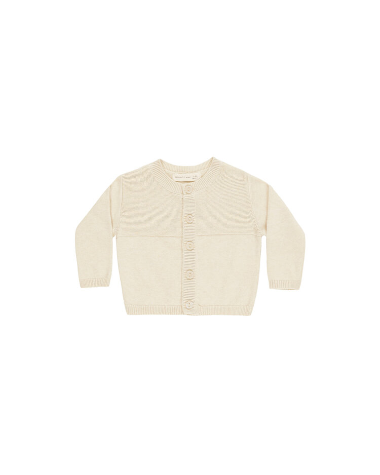QUINCY MAE Heathered Knit Cardigan