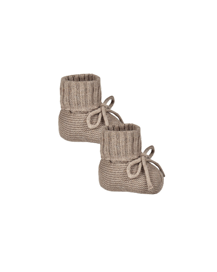 QUINCY MAE Heathered Knit Booties