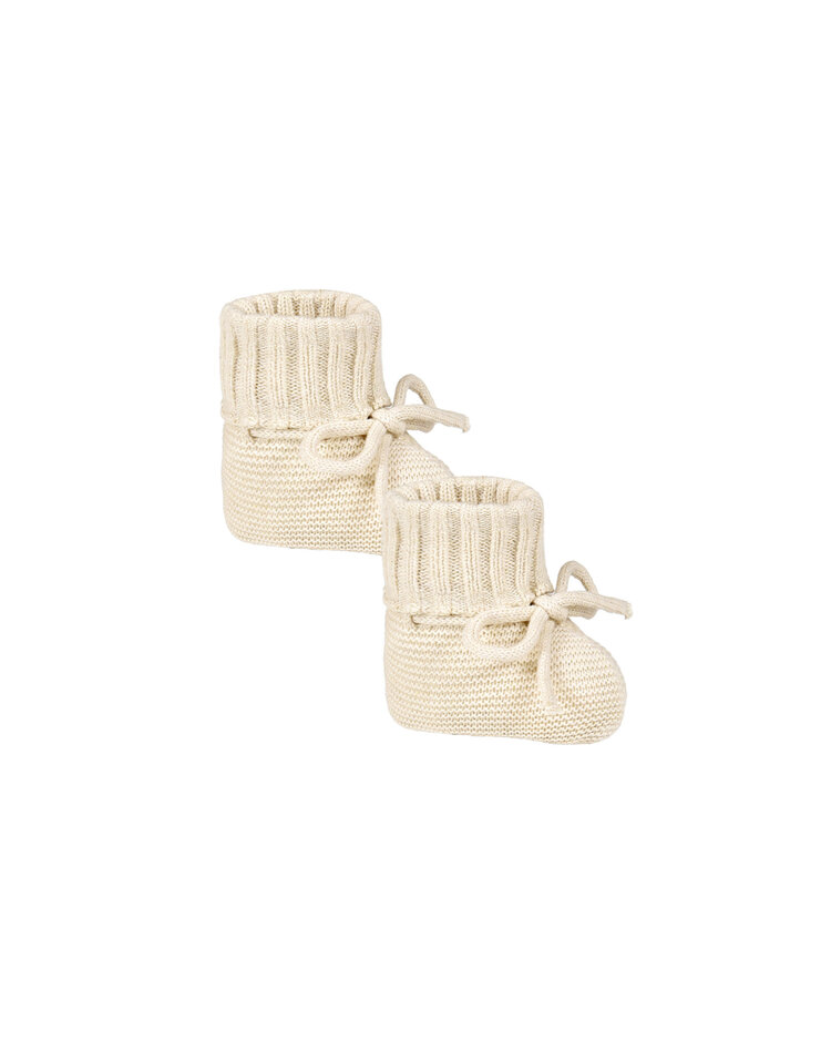 QUINCY MAE Heathered Knit Booties
