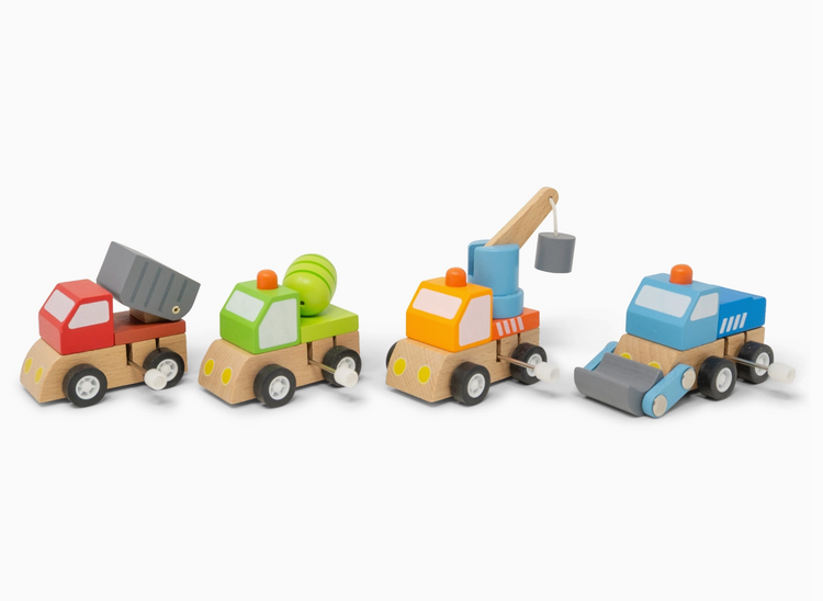 JACK RABBIT CREATIONS Construction Truck Wind-Ups