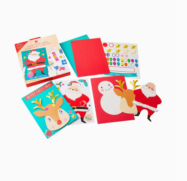 TALKING TABLES USA Craft With Santa Card Kit