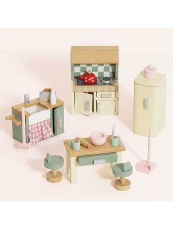 LE TOY VAN, INC. Wooden Dolls Kitchen Furniture
