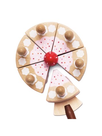 LE TOY VAN, INC. Sliceable Birthday Cake & Candles