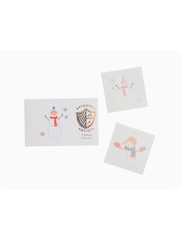 Jollity & Co. + Daydream Society Blizzard Buddies Temporary Tattoos
