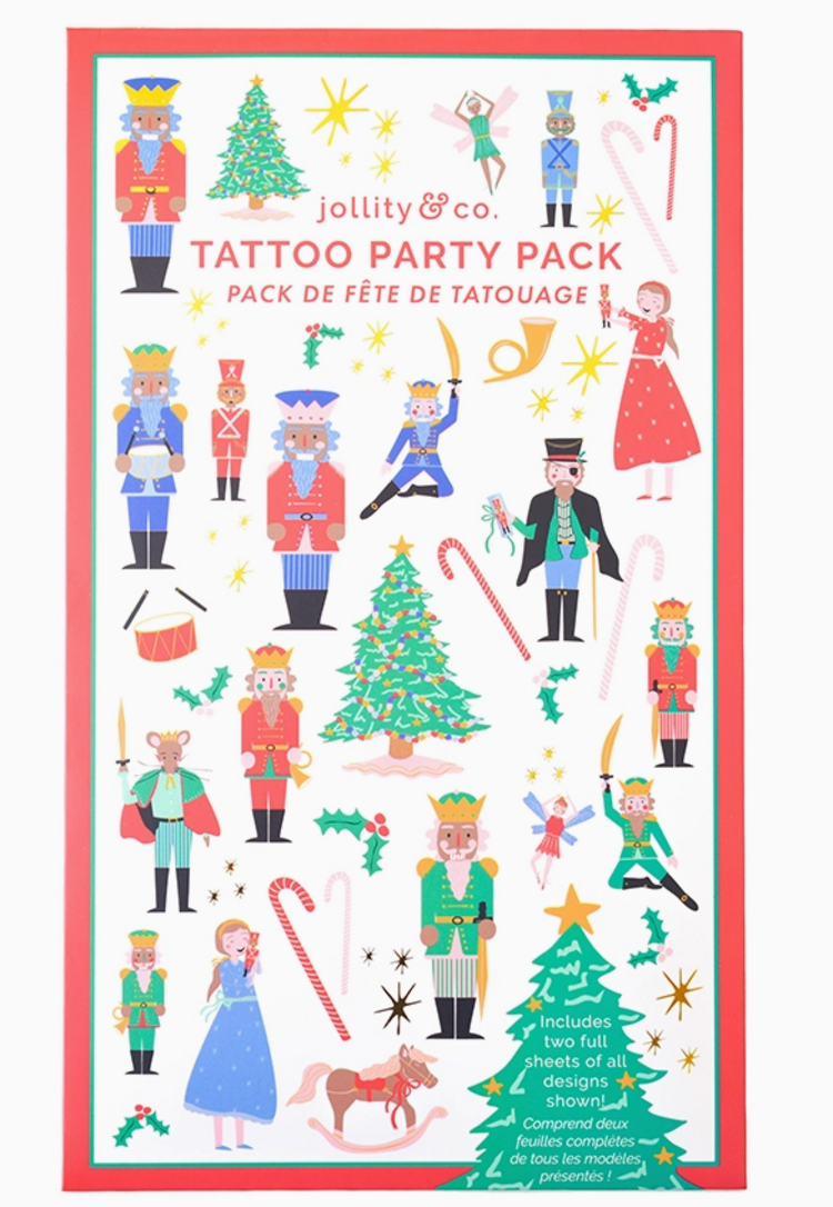 Jollity & Co. + Daydream Society Nutcracker Tattoo Party Pack