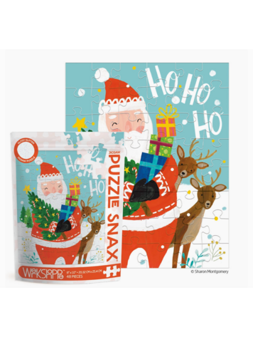 WERKSHOPPE Ho Ho Ho Santa Puzzle Snax