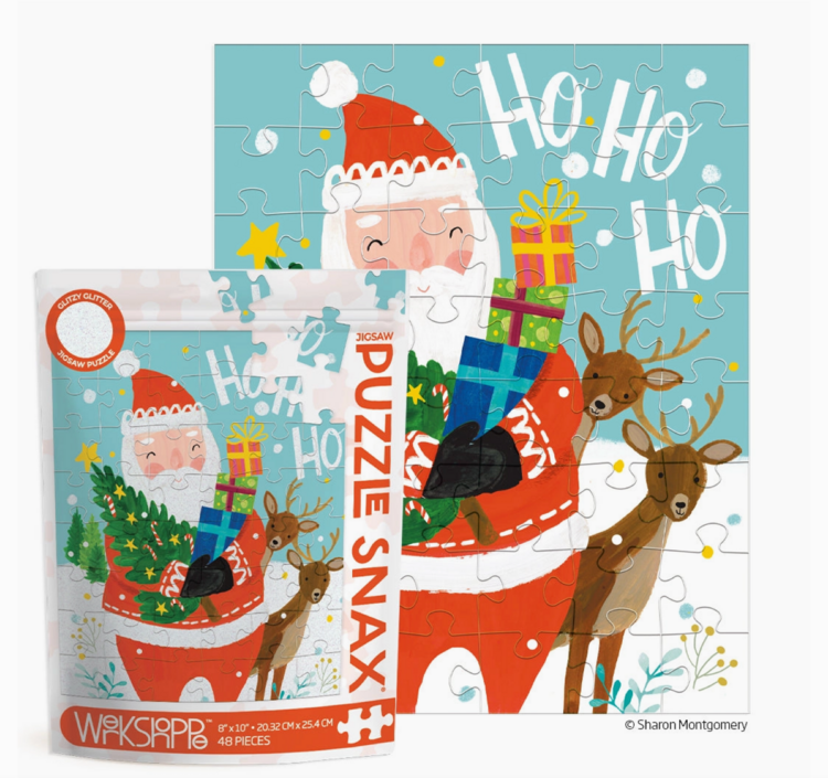 WERKSHOPPE Ho Ho Ho Santa Puzzle Snax