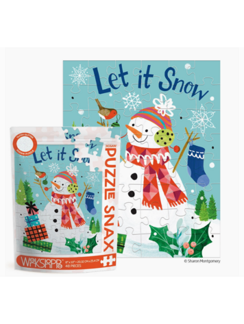 WERKSHOPPE Let It Snow Puzzle Snax