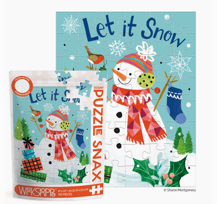 WERKSHOPPE Let It Snow Puzzle Snax