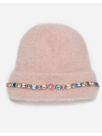 SUPER SMALLS Cotton Candy Jeweled Beanie