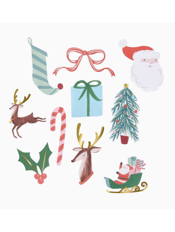 MERI MERI Christmas Shaped Stickers