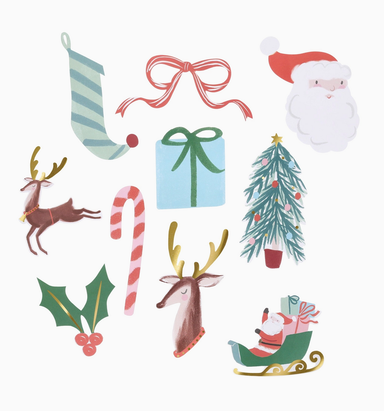 Christmas Shaped Stickers