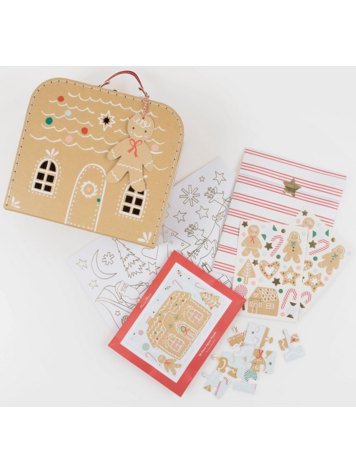 Gingerbread Christmas Eve Suitcase