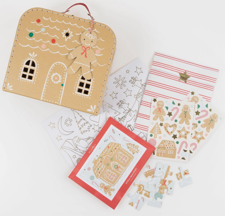 Gingerbread Christmas Eve Suitcase