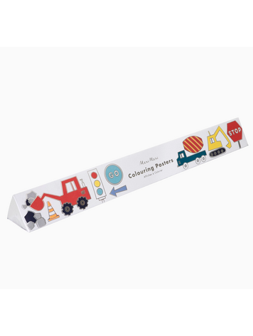 MERI MERI Construction Coloring Posters