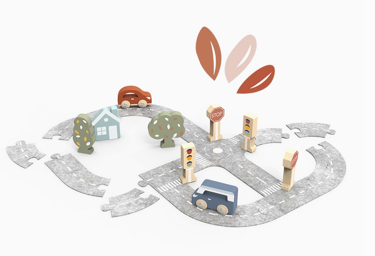 SPEEDY MONKEY Car Track Puzzle