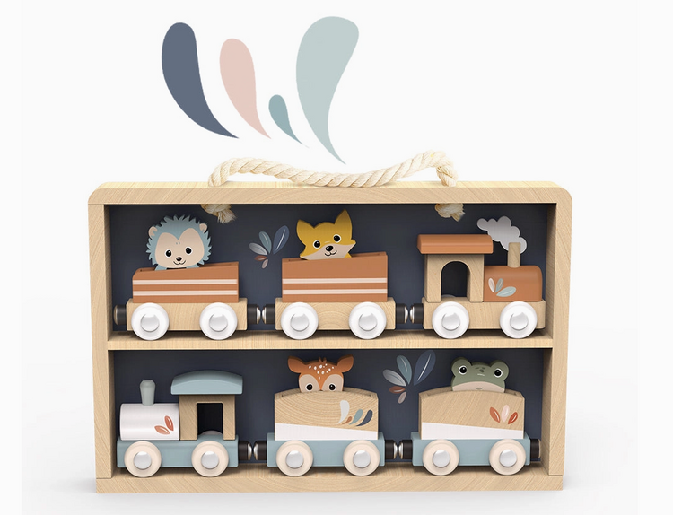 SPEEDY MONKEY Train Set Display Case