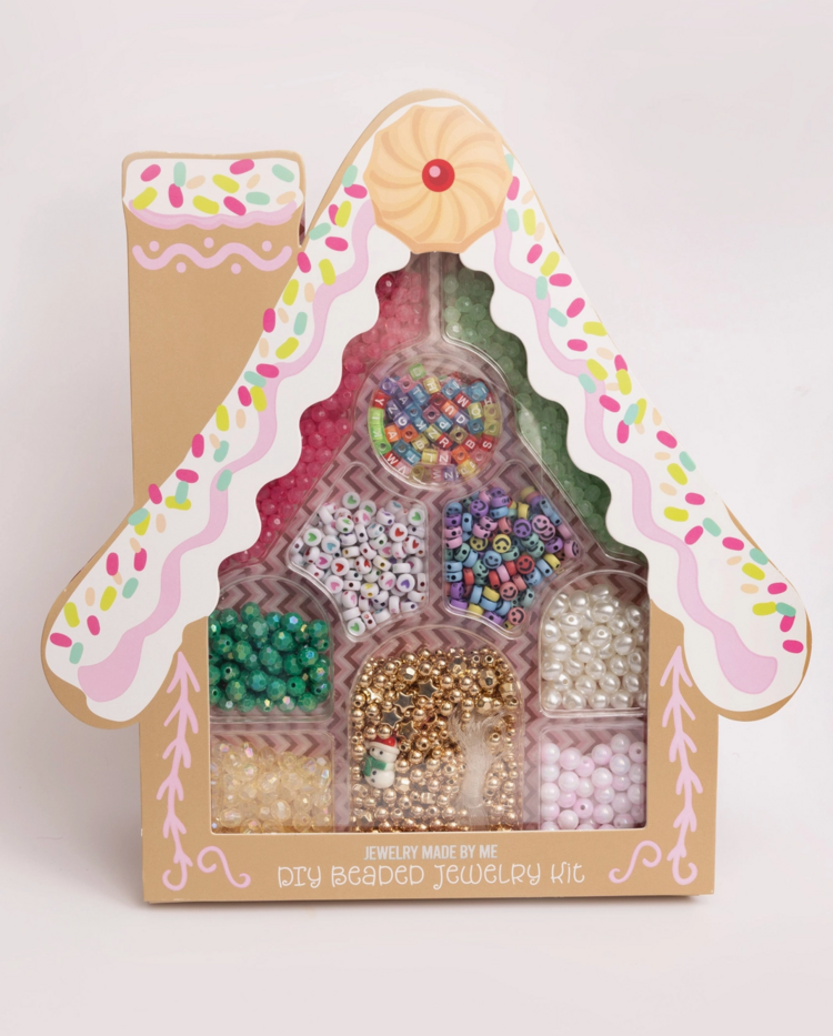 JEWELRY MADE BY ME Gingerbread House DIY Bead Kit