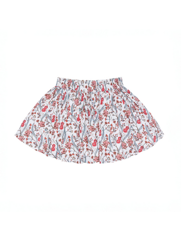MINNOW Feathered Floral  Skirt