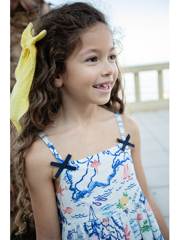 PINK CHICKEN Girls Tie Dress