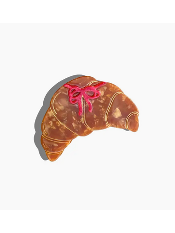 SOLAR ECLIPSE Hand-Painted Croissant Clip