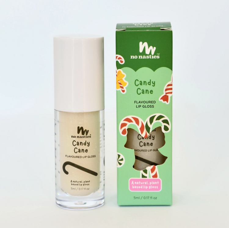 NO NASTIES KIDS Candy Cane Lip Gloss