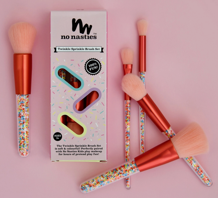 NO NASTIES KIDS Twinkle Sprinkle Brush Set