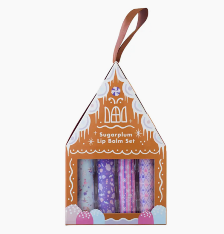 Jollity & Co. + Daydream Society Gingerbread House Lip Balm Set
