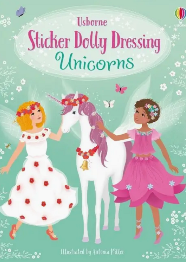 HARPER COLLINS Sticker Dolly Dressing Unicorns