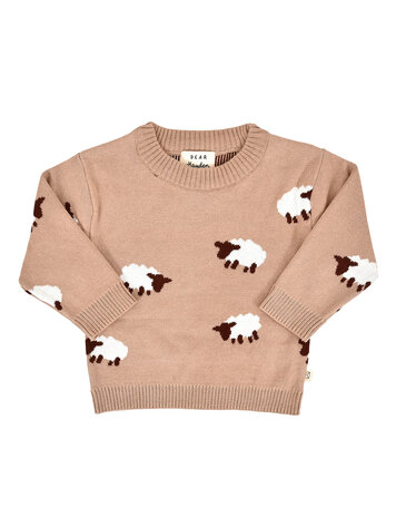 DEAR HAYDEN Sheep Jacquard Sweater