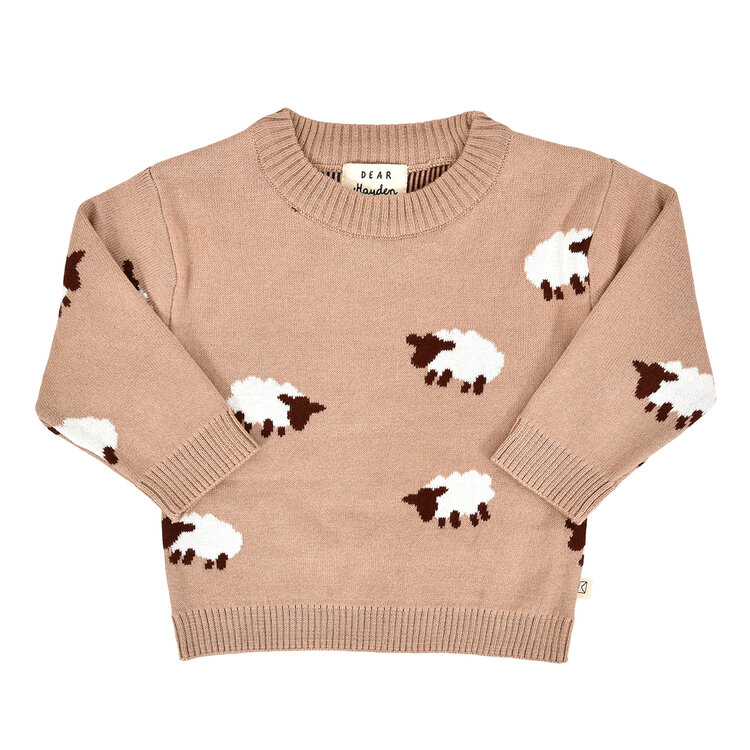 DEAR HAYDEN Sheep Jacquard Sweater