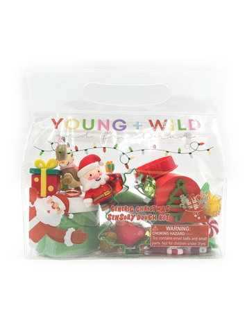 YOUNG + WILD AND FRIEDMAN Christmas Sensory Dough Bag
