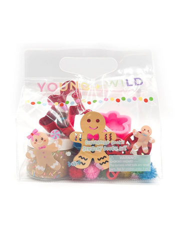 YOUNG + WILD AND FRIEDMAN Gingerbread Sensory Dough Bag