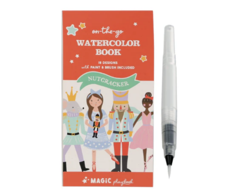 MAGIC PLAYBOOK Nutcracker Pocket Watercolor Book