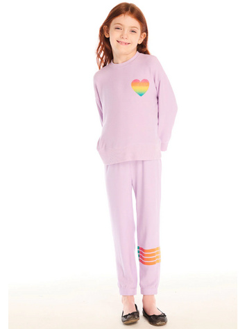 CHASER Rainbow Glitter Pants