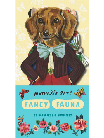 Fancy Fauna: 12 Notecards & Envelopes