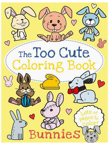 SIMON & SCHUSTER Too Cute Coloring Book: Bunnies